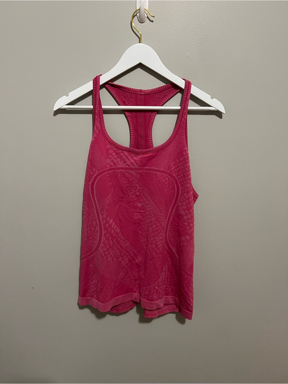 Women's Hot Pink Lululemon Racerback Tank Top